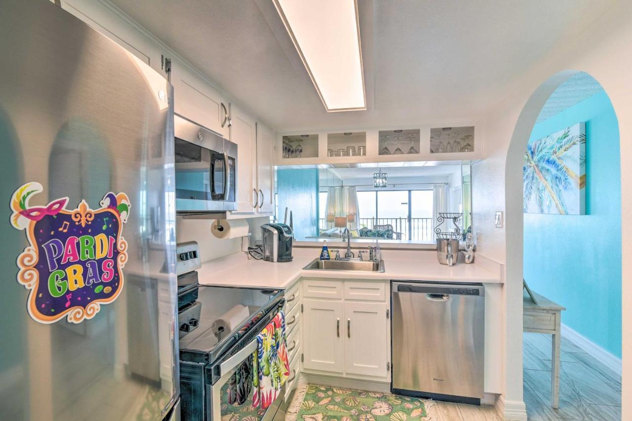 Galveston Oceanfront Condo With Balcony And View! المظهر الخارجي الصورة