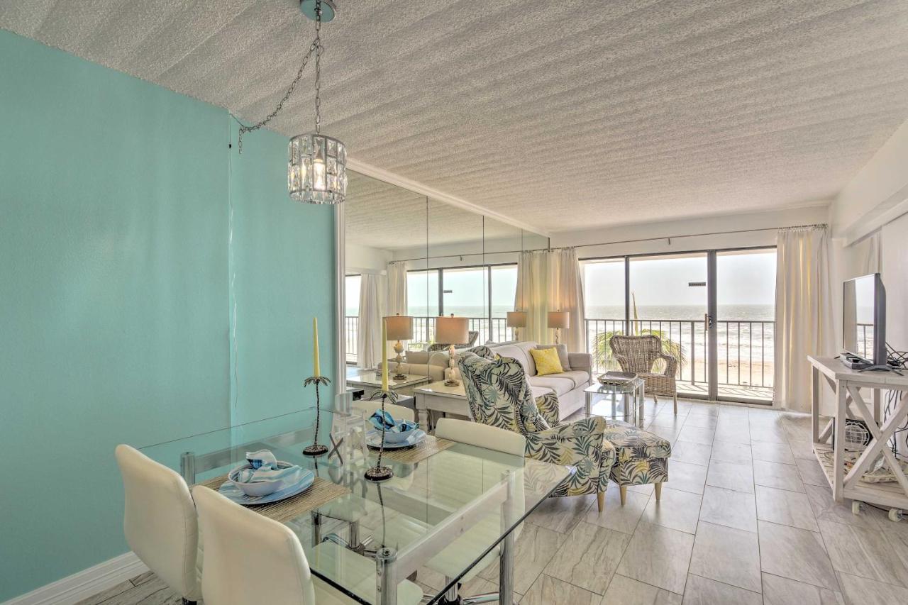 Galveston Oceanfront Condo With Balcony And View! المظهر الخارجي الصورة