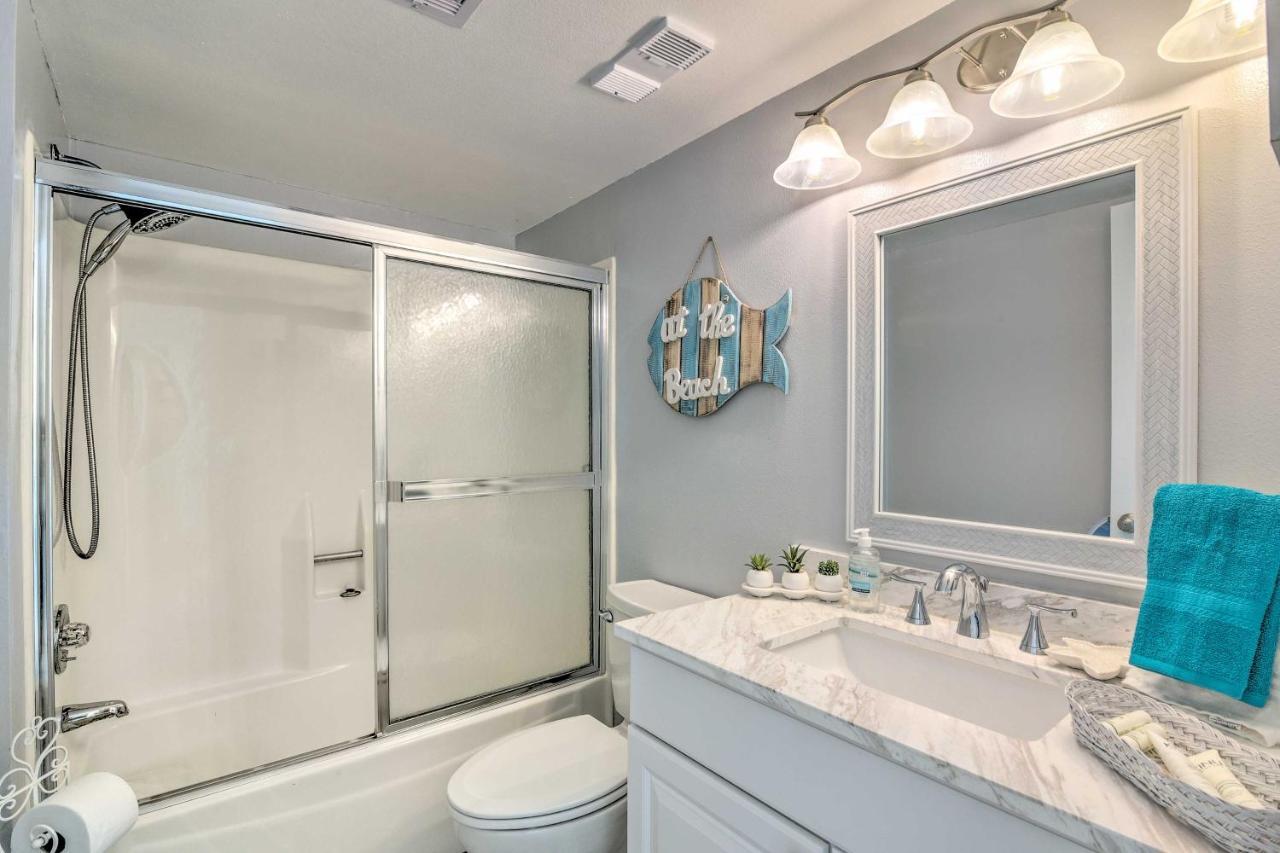 Galveston Oceanfront Condo With Balcony And View! المظهر الخارجي الصورة