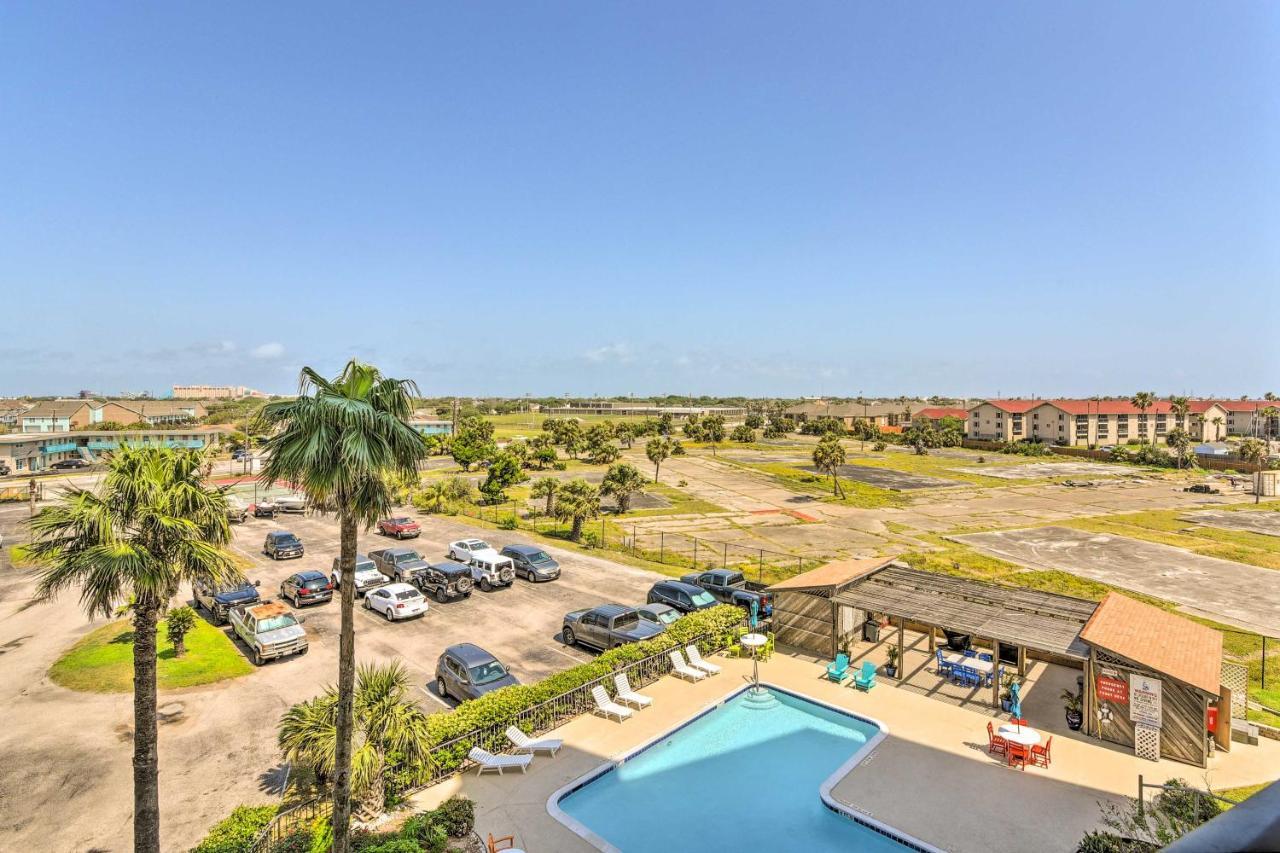 Galveston Oceanfront Condo With Balcony And View! المظهر الخارجي الصورة